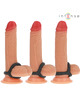 intense - carson anillo doble para pene silicona negro modelo 4