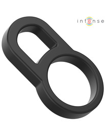 intense - bobby anillo doble para pene silicona negro