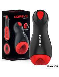 jamyjob - core-x automatic masturbator 5 suction and vibration modes
