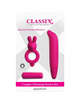 classix - kit para parejas con anillo, bala y estimulador rosa