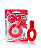 Cockring Screaming O com vibração Vermelho