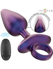 intense - michael vibrador anal plug modelo 2 controle remoto