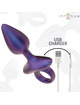 intense - michael vibrador anal plug modelo 2 controle remoto