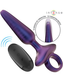 intense - marlon vibrador anal plug modelo 4 controle remoto