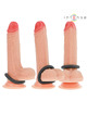 intense - hugh 3 anillos bÁsicos para pene silicona negro