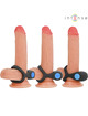 intense - alex anillo doble vibrador pene 10 vibraciones negro