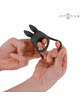 intense - sam vibrator double penis ring 10 vibrations black