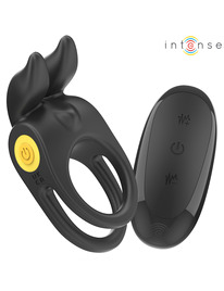 intense - sam vibrador anel duplo penis 10 vibraÇÕes preto