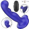intense - shorty vibrador con ventosa azul control remoto