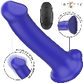 intense - victoria vibrator with suction cup 10 vibrations dark blue remote control
