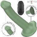 intense - becca vibrador com ventosa 10 vibraÇÕes verde controle remoto