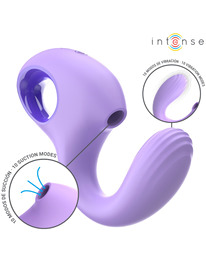 intense - baxter vibrador e estimulador violeta controle remoto