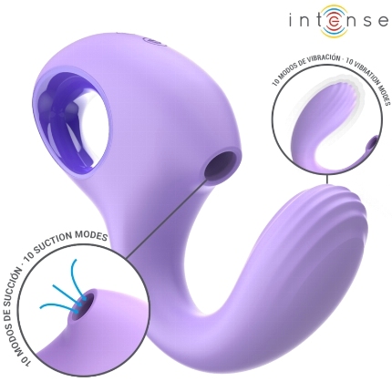 intense - baxter vibrator stimulator violet remote control