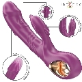 intense - halle multifunction vibrator with dolphin stimulating tongue purple