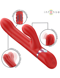 intense - lele multifuncional vibrador rotativo  oscilaÇÃo  estimulaÇÃo vermelho