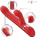 intense - lele multifunction vibrator rotating oscillation stimulation red