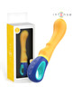 intense - shaggy vibrador punto-g amarillo