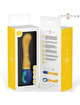 intense - shaggy vibrador punto-g amarillo