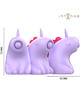 Estimulador de Clitóris Intense Sweetie Unicórnio Roxo