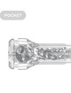 kiiroo - feel pocket stroker crystal by kiiroo transparente