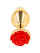Kink - plug anal gold rose red size l