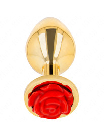 kink - plug anal gold rose red size m