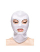 ns novelties - fetish fashion eyes and mouth hood nylon white
