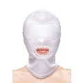 ns novelties - fetish fashion pasamontaÑas apertura de boca nylon blanco