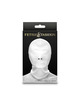 ns novelties - fetish fashion pasamontaÑas completo con cremallera nylon blanco
