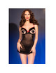 chilirose - cr 4832 babydoll black s/m