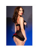 chilirose - cr 4832 babydoll negro s/m