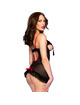 Babydoll Chilirose Laika Preto Plus Size