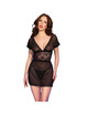 Babydoll Chilirose Lilian Preto XL