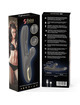 ibiza - vibrador hi-tech rabitt por ondas clitoriales y doble clamping negro doble clamping negro