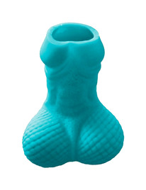 diablo picante - blue penis shot glass
