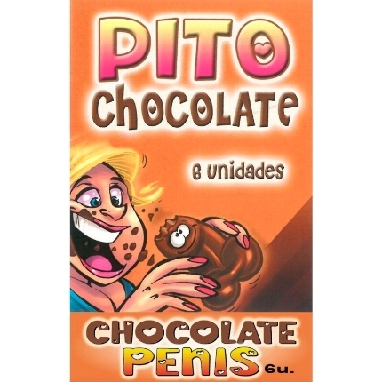 diablo picante - box of 6 penis-shaped chocolates