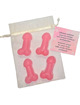 4x Mini Sabonete Perfumado Diablo Picante Pénis Rosa