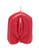 diablo picante - vela forma vagina rojo