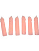 Diablo picante - 6 velas forma pene carne