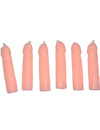 diablo picante - 6 velas forma pene carne