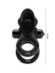 pretty love - passionate ring doble anillo vibrador + estimulador clÍtoris negro