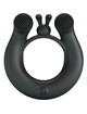 Pretty love - dahlia vibrating ring + clitoris stimulator 12 vibrations black