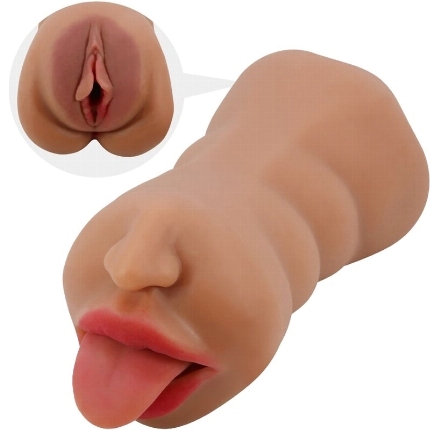 Msturbador Crazy Bull Duplo Sarah Vagina e Boca
