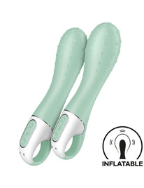 satisfyer - air pump vibrador 3 inflable punto g menta