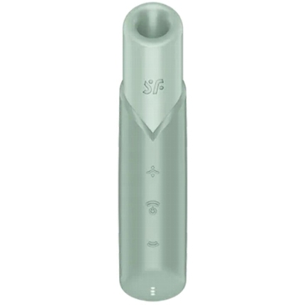 satisfyer - naughty kiss estimulador clÍtoris por ondas verde agua