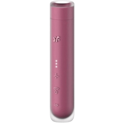 satisfyer - first kiss estimulador clÍtoris por ondas granate