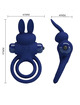 pretty love - darey doble anillo vibrador rabbit azul
