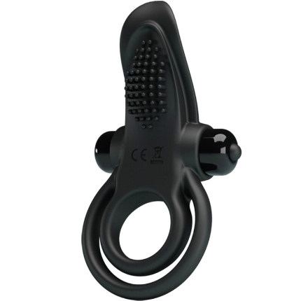 Cockring Pretty Love Duplo Preto