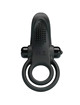 pretty love - doble anillo vibrador + estimulador clÍtoris 10 vibraciones negro