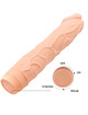 baile - bob vibrador realÍstico 22.5 cm natural